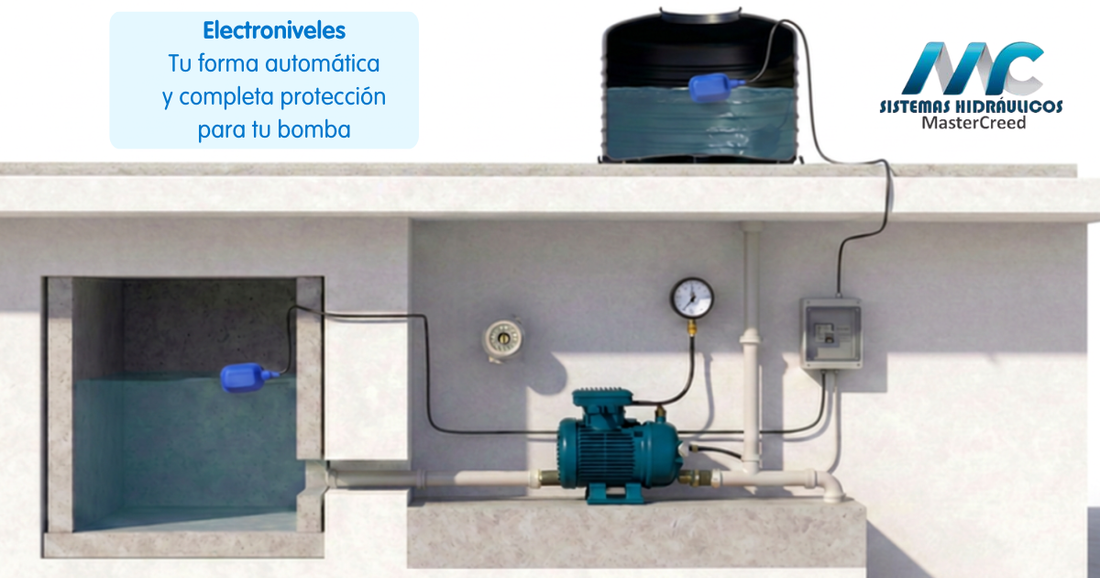 ¿Para qué sirve conectar un electronivel a tu bomba de agua? Cisterna y tinaco.