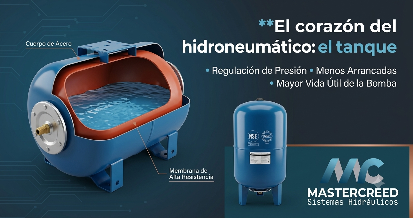 ¿Por qué el tanque de tu hidroneumático marca la diferencia? Calidad que protege tu inversión