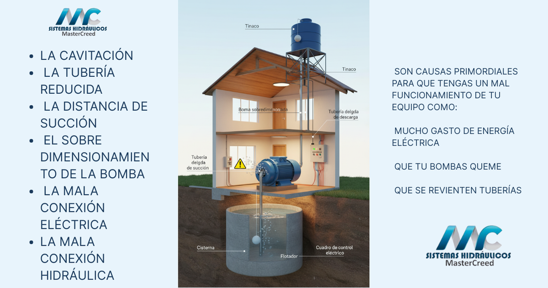 Tubería vibrando por golpe de ariete en sistema con bomba de agua — causas y soluciones MasterCreed 2026