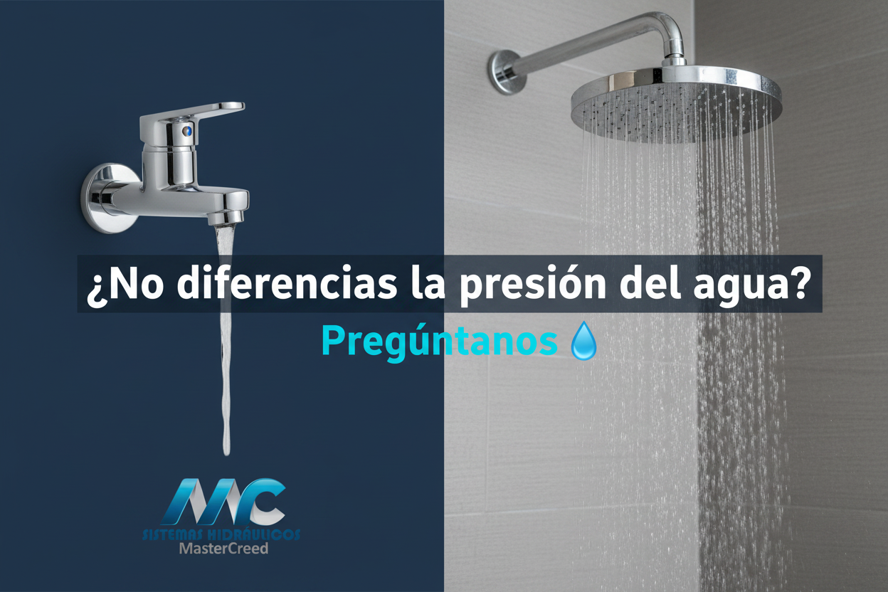 ¿Sabes cuánta agua necesitas y qué presión necesitas en tu casa? No te confundas