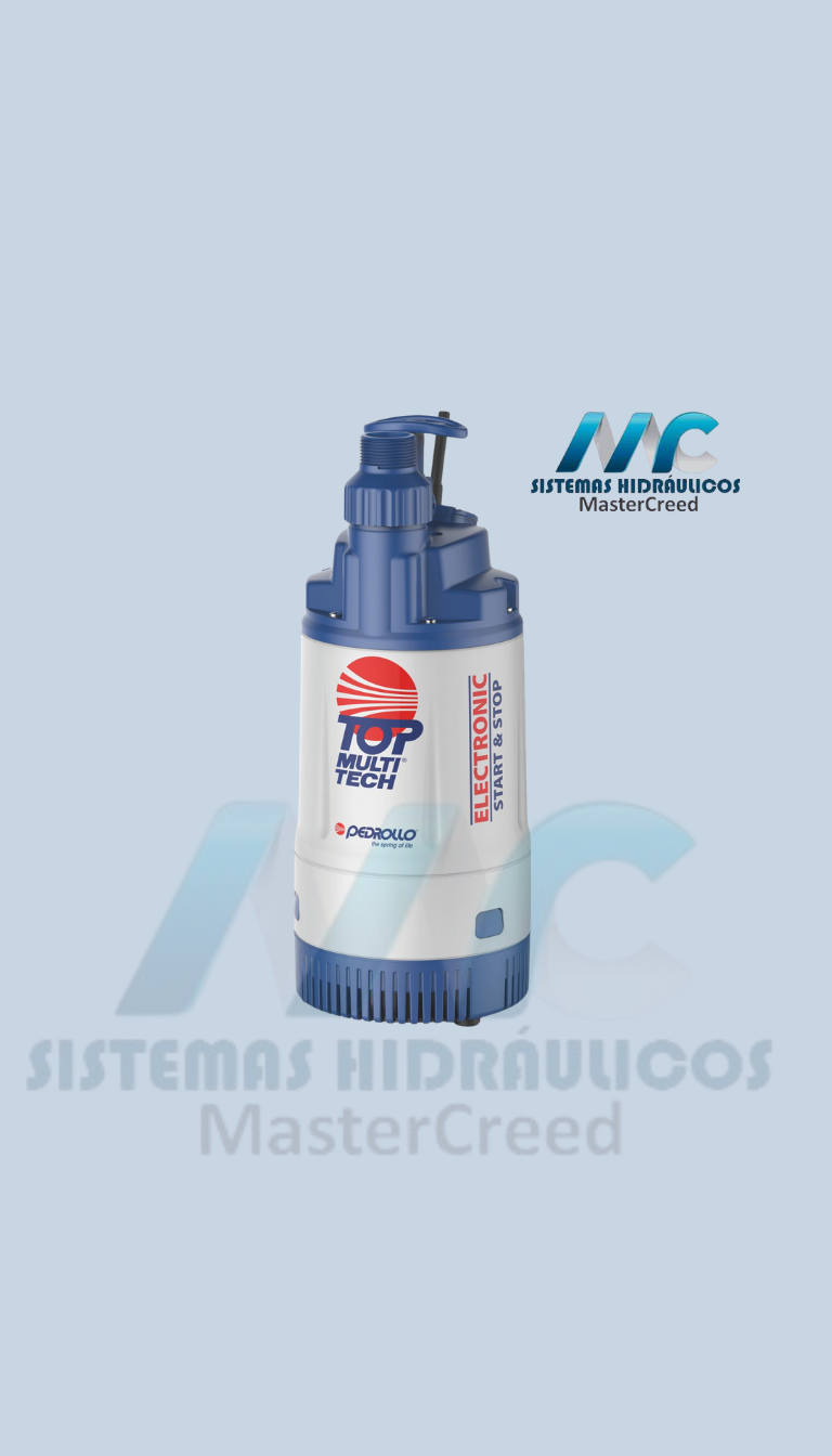 Presurizadora Sumergible Inteligente Totalmente Silenciosa Pedrollo — Alta Presión para Casas de 3 Baños